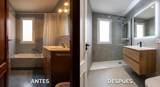 Reforma de baño en Sant Cugat - Antes y después