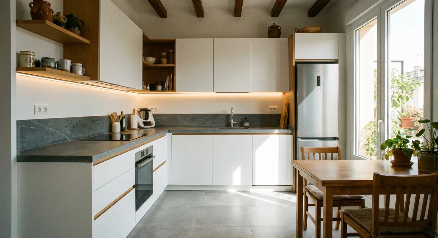 Reforma de cocina - Antes y después